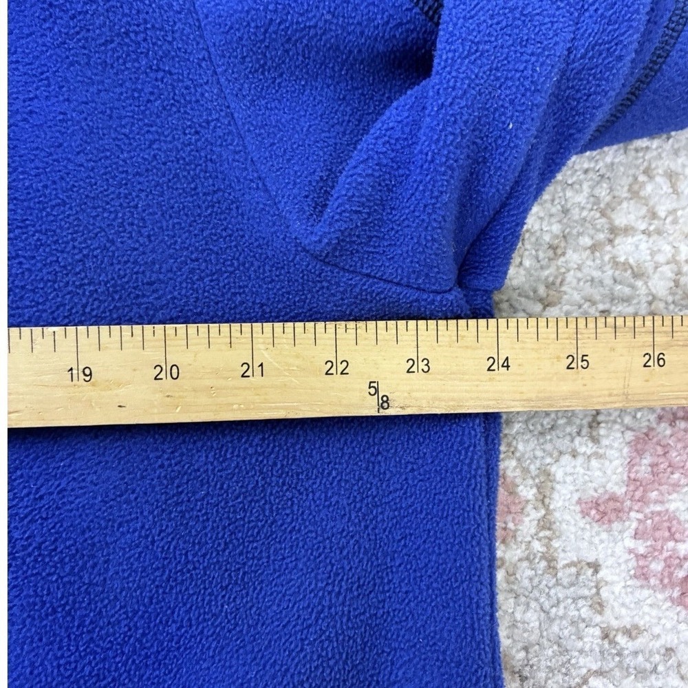 Gorpcore Royal Blue & Black Colorblock Fleece Softshell Jacket Size 16 - Picture 4 of 7